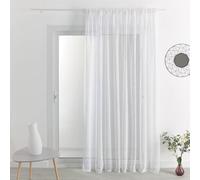 HomeMaison - Visillo Liso (240 x 180 cm), Color Blanco
