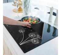 HomeMakers Alfombrilla protectora de inducción grande 61 x 53 cm, cubierta de silicona resistente al calor, corta a medida, fácil de limpiar, protector de vitrocerámica antideslizante, evita arañazos