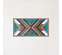 Homemania 1PART-1-40x100-4 Cuadro - Geo - Geométrico, MDF, Madera, Multicolor, 40 x 2.5 x 100 cm