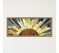 Homemania 1PART-1-48x120-4 Cuadro - Geo - Geométrico, MDF, Madera, Multicolor, 48 x 2.5 x 120 cm