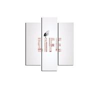 Homemania HM203MDF217 Cuadro La Vida Citas, Multicolor, 57 X 0,3 X 60 Cm, 3 Piezas