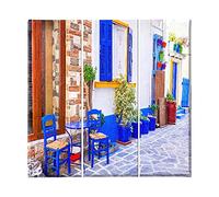 Homemania HM203PKNV-260 Cuadro Ventana, Multicolor, 69 X 3 X 50 Cm, 3 Piezas