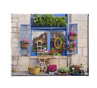 Homemania HM20KNV45x70-21 Cuadro Ventana, Multicolor, 45 X 3 X 70 Cm