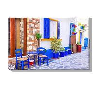 Homemania HM20KNV45x70-268 Cuadro Ventana, Multicolor, 45 X 3 X 70 Cm