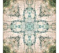 Homemania HMNT30-100X200CM Alfombra Impresa Positive Morning Geométrico, Multicolor, 100 X 200 Cm