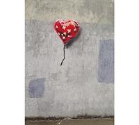 Homemania HOMENG_0075 Cuadro Inspiraciones del Autor Banksy Corazón, Multicolor, 50 X 70 X 3
