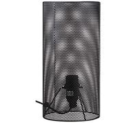 Homemania HOMPT_0001 Lámpara de mesa Lidia, negro de metal, 12 x 12 x 24 cm, 1 x E14. Máx. 25 W.