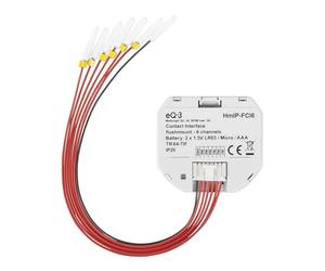 Homematic IP 153501A0 Interfaz de Contacto, Gris, 6-fach | Smart Home, 153501A0