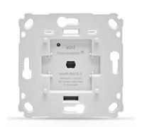 Homematic IP Pulsador de Pared para Interruptor de Marca, 2 Compartimentos | Smart Home 161839A0 - Interruptor de pared universal