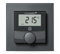 Homematic IP Smart Home 159820A0 - Termostato de pared con sensor de humedad, termostato digital, aplicación de calefacción por suelo radiante, Alexa, Google Assistant, medición de temperatura, ahorro