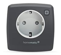 Homematic IP Smart Home 161613A0 - Enchufe de conmutación digital para controlar luces o aparatos eléctricos a través de la aplicación, Alexa y Google Assistant, ahorro de energía