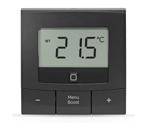 Homematic IP Smart Home Wall Thermostat - Basic, Anthracite, Digital Thermostat for Radiators with/Without App, Alexa, Google Assistant, Temperature Measurement, Energy Saving, 160554A0