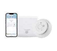 Homematic IP Starter Set Mini: detector de humo con iluminación de emergencia LED y sirena