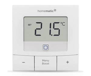 Homematic IP Temperature and Humidity Sensor, 154666A0 | Termostato digital Smart Home para radiador con/sin aplicación, Alexa, Google Home, Push to Pair, ahorro de energía, 154666A0