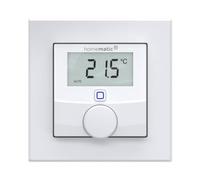 Homematic IP Termostato de Pared con Sensor de Humedad | Smart Home 162510A0 - Termostato digital para calefacción por suelo radiante con o sin aplicación, Alexa, Google Home