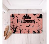 Homemissing Alfombras de baño de Halloween para niños, 16 x 24 pulgadas, accesorios de baño con temática de terror, para niños, niñas, adolescentes, felpudos de brujería, antideslizantes, suaves