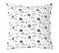 Homemissing Lindas fundas de cojín con diseño de oso del bosque, ciervos, 1 pieza, bonita funda de cojín con diseño de animales, decoración temática del bosque, para interiores y exteriores, muy suave