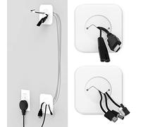 HomeMount Kit de ocultación de Cables de TV, Kit de ocultación de Cables para Montaje en Pared, Kit de gestión de Cables Oculta los Cables de TV detrás de la Pared (Blanco)