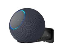HomeMount Soporte de Pared para Sonos Era 100 / Studio (2025) / Ech 4.ª Gen - Soporte Metálico con Gestión de Cables & Tornillo de Seguridad, Ahorra Espacio para Cocina & Salón (Negro-1 Pieza)