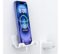 HomeMount Soporte de Pared para teléfono, Tira Adhesiva Manos Libres para Dormitorio, Sala de Estar, Cocina, Compatible con Todos los teléfonos o Mini iPad