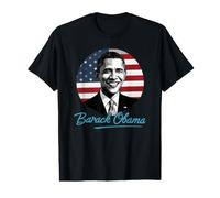 Homenaje al Presidente patriótico Barack Obama Camiseta gráfica económica