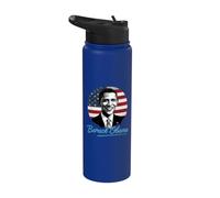 Homenaje al presidente patriótico Barack Obama Stainless Steel Insulated Water Bottle