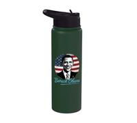 Homenaje al presidente patriótico Barack Obama Stainless Steel Insulated Water Bottle