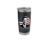 Homenaje al presidente patriótico Barack Obama Vaso térmico de acero inoxidable de doble pared