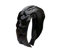 Homeofying - Diadema ancha con nudo trenzado para mujer; tocado, accesorios para el cabello. Color liso