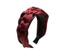 Homeofying - Diadema ancha con nudo trenzado para mujer; tocado, accesorios para el cabello. Color liso
