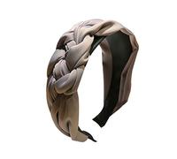 Homeofying - Diadema ancha con nudo trenzado para mujer; tocado, accesorios para el cabello. Color liso