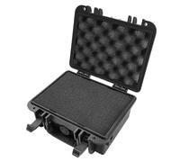 HOMEONENIC Maletín rígido para secos, IP67, portátil, impermeable, rígido, para cámara, caja protectora con espuma para electrónica, drones y cámaras, Negro , 24.9X21.6X11.5cm, Muy resistente