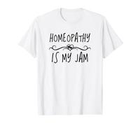 Homeópata Hierbas Homeopáticas Naturópata Holístico Homeopatía Camiseta gráfica económica, Hombre, Blanco, M