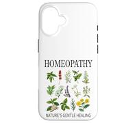 Homeopathy Herb Herbalism Medicine Homeopath Practitioner Carcasa para iPhone 16