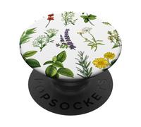 Homeopathy Herb Herbalism Medicine Homeopath Practitioner PopSockets PopGrip Adhesivo