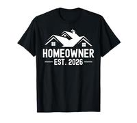 Homeowner EST 2026 Housewarming for Proud New Home Owner Camiseta