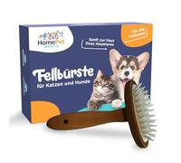 HomePetWorld Cepillo de masaje de pelo largo y corto - Cepillo de masaje para perros y gatos - Cepillo suave para perros para pelo suave y sedoso - Cepillo de goma para perros para el cuidado del pelo