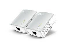 HOMEPLUG TP-LINK POWERLINE 500MB PA4010KIT 1P ETHERNET KIT DE 2 UNIDADES SOPORTA MULTIPLES IPTV STREAMS