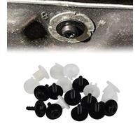 Homeponnew 10 juegos de tornillos T30 Torx para debajo del motor, 10 juegos de tornillos T30 para otros nombres, tornillo de emblema para guardabarros, deflector inferior, protector inferior debajo de