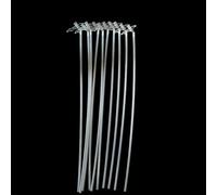Homeponnew 10 tubos de extensión de boquilla de espuma de pulverización de plástico con puntas reemplazables para lata de pulverización, tubo largo extendido para áreas de difícil acceso en jardín y