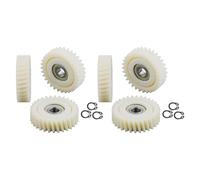 Homeponnew 6 piezas E-for Bike 31T35T36T - Motor de engranaje de nailon, 6 piezas de nailon de acero inoxidable E-para bicicleta, ligero y resistente, diseño de rodamiento 608, engranaje 31T, 35T, 36T