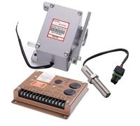 Homeponnew Actuador eléctrico ADC120-12V con controlador de velocidad ESD5500E y sensor magnético MPU 3034572 para control de combustible del generador, par de torsión de 1 libra-pie, rotación de 25°