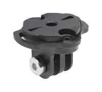 Homeponnew Adaptador de montaje de aleación de aluminio para cámara de bicicleta, para ordenadores de borde y ciclocomputadoras, soporte de interfaz macho, 29 x 12 x 19 mm, color negro