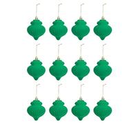 Homeponnew Adorno de 12 bolas de Navidad verdes de 6 cm, estas festividades son ideales para las vacaciones de Navidad. Cuenta con variedad de colores. Este juego decorativo incluye cuatro colores