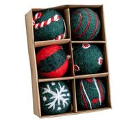 Homeponnew Adorno de 36 bolas, cada una de aproximadamente 3 cm, espuma festiva ideal para decoración de árbol de Navidad. Cuenta con un diseño exquisito. Estos adornos cuentan con un diseño único