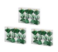 Homeponnew Adorno de 5 cm. Material: PVC. Tamaño: 11,55 cm. Color festivo para Navidad. Cuenta con un diseño colorido. Estos colgantes de Navidad para dulces cuentan con una vibrante variedad de