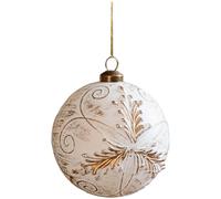 Homeponnew Adorno dorado festivo ideal para Navidad, que añade un toque de elegancia vintage a las decoraciones navideñas. Decoración de árbol encantador adorno dorado festivo
