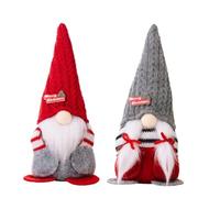 Homeponnew Adorno festivo ideal para decoración del hogar de vacaciones. Cuenta con un diseño festivo. Estas decoraciones de gnomos cuentan con un diseño encantador y caprichoso que añade un toque de