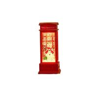Homeponnew Adorno rojo. Tamaño de la PC: 5512 cm. Color rojo festivo. Ideal para festividades navideñas. Cuenta con un ambiente festivo. Esta escena captura la esencia de la alegría navideña, con un