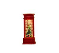 Homeponnew Adorno rojo. Tamaño de la PC: 5512 cm. Color rojo festivo. Ideal para festividades navideñas. Cuenta con un ambiente festivo. Esta escena captura la esencia de la alegría navideña, con un